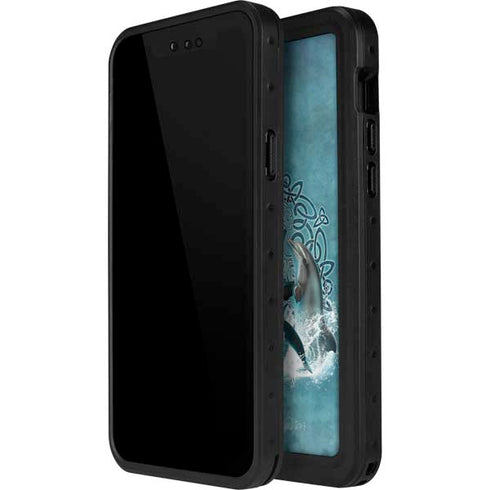 Celtic Dolphin by Brigid Ashwood iPhone 15 Pro Waterproof Case